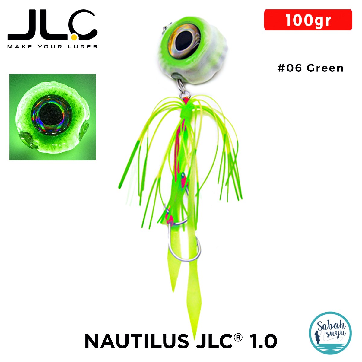 JLC Nautilus 1.0 Tai Rubber Set 100gr #06 Green