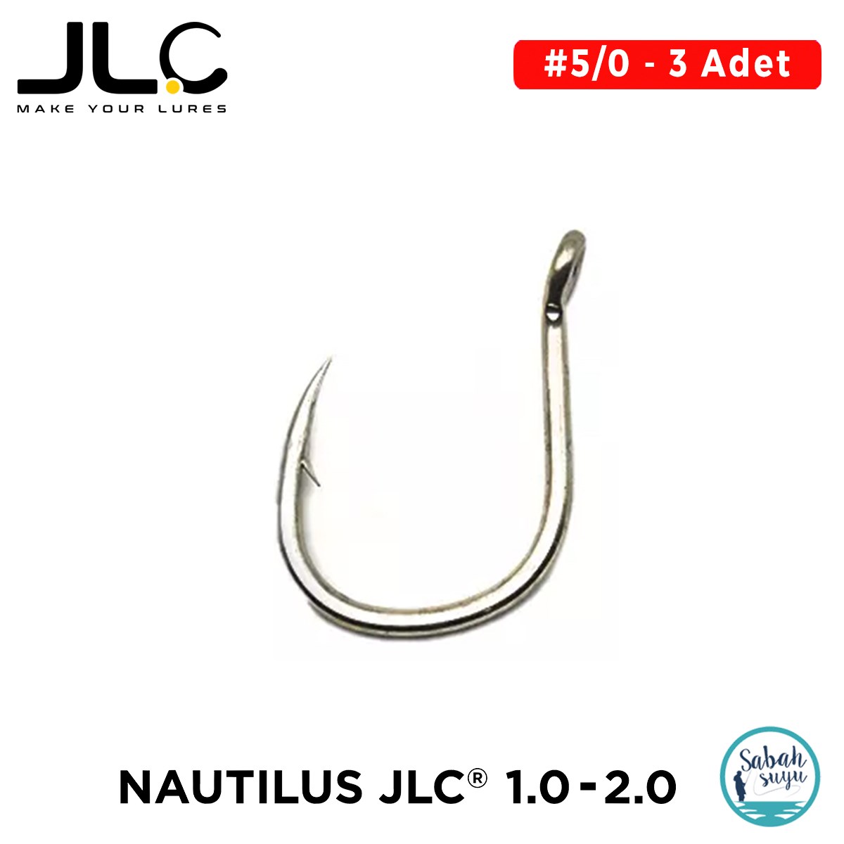 JLC Nautilus 1.0/2.0 Kafa İğnesi #5/0 (3 Adet)