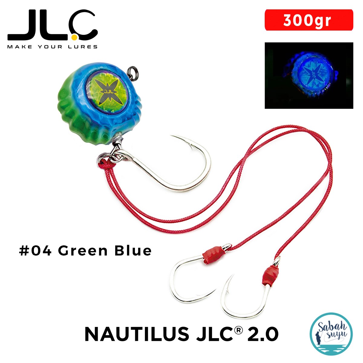 JLC Nautilus 2.0 Live Kabura Set 300gr #04 Green Blue