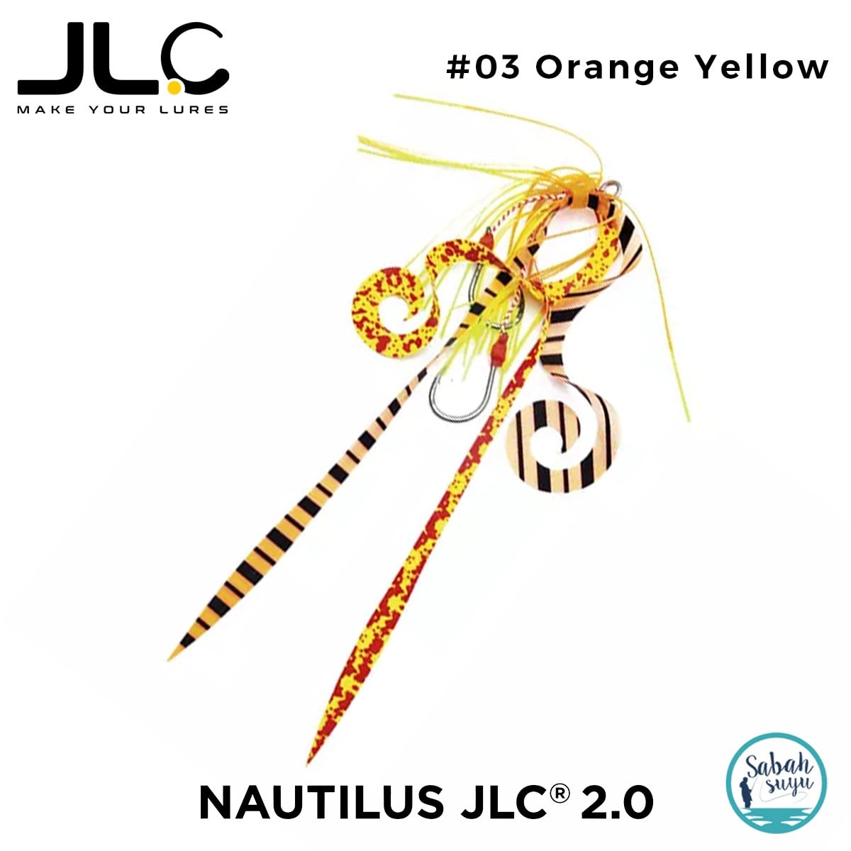 JLC Nautilus 2.0 Tai Rubber İğneli Etek (#9 BKK) #03 Orange Yellow