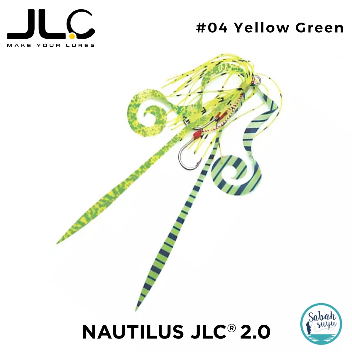 JLC Nautilus 2.0 Tai Rubber İğneli Etek (#9 BKK) #04 Yellow Green
