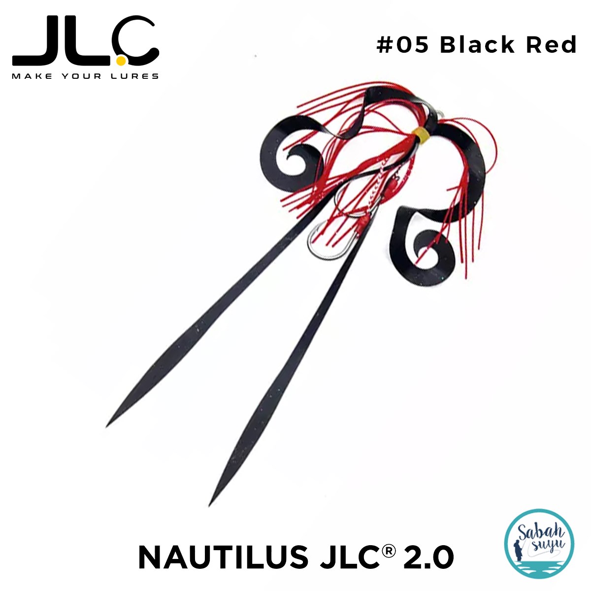JLC Nautilus 2.0 Tai Rubber İğneli Etek (#9 BKK) #05 Black Red