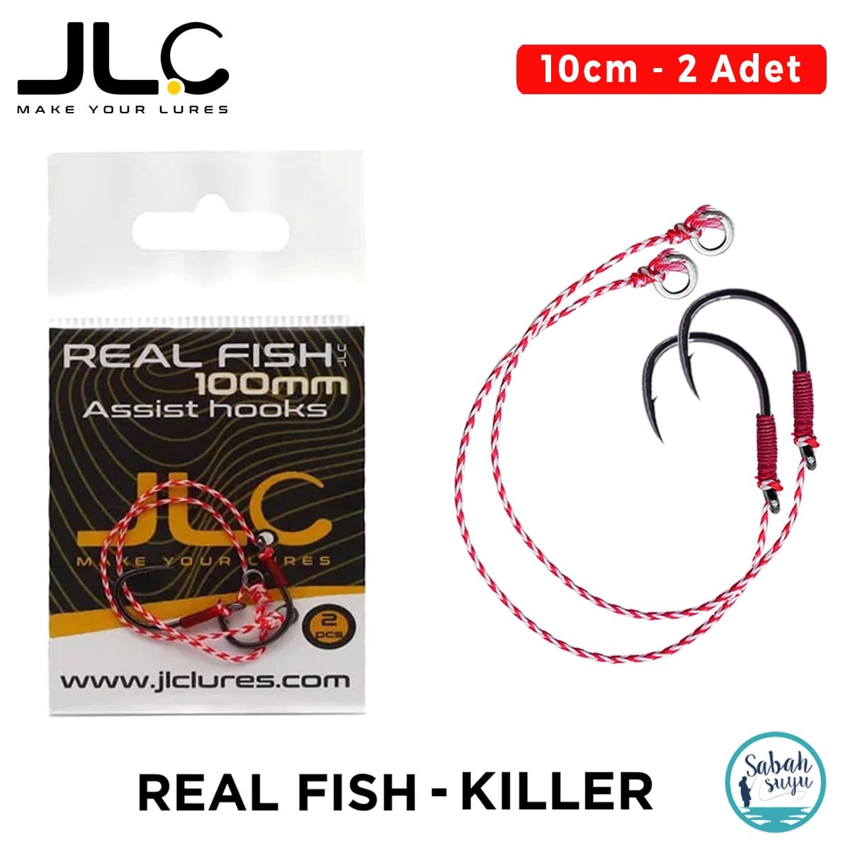 JLC Tekli Hazır Asist İğne Real Fish 10cm / Killer (2 Adet)