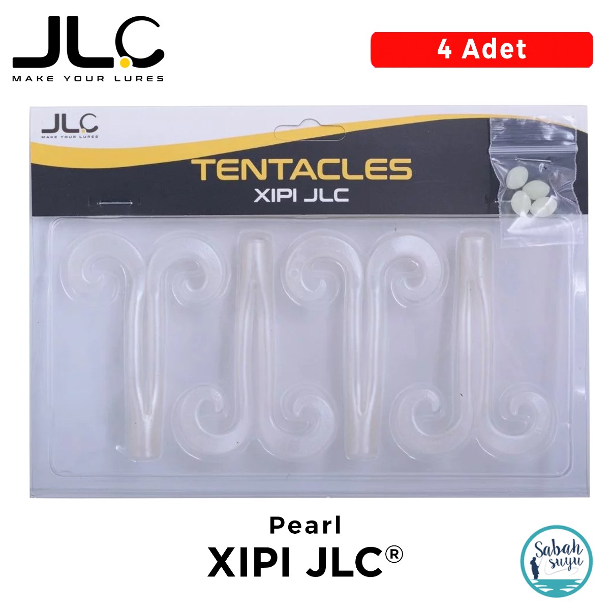 JLC XIPI Tentacles Kalamar Bıyık Pearl (4 Adet)