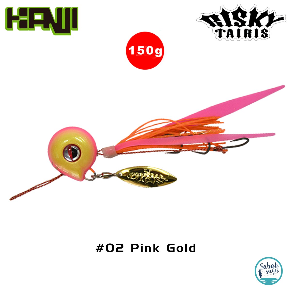 Kanji Risky Taris Tai Rubber Slider 150gr #02 Pink Gold