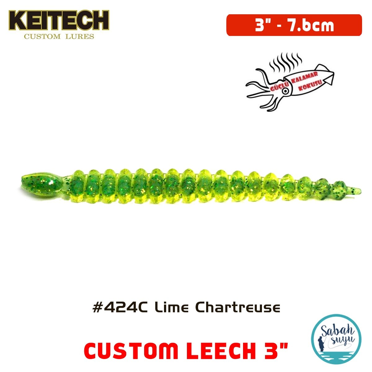 Keitech Custom Leech 7.6cm (3