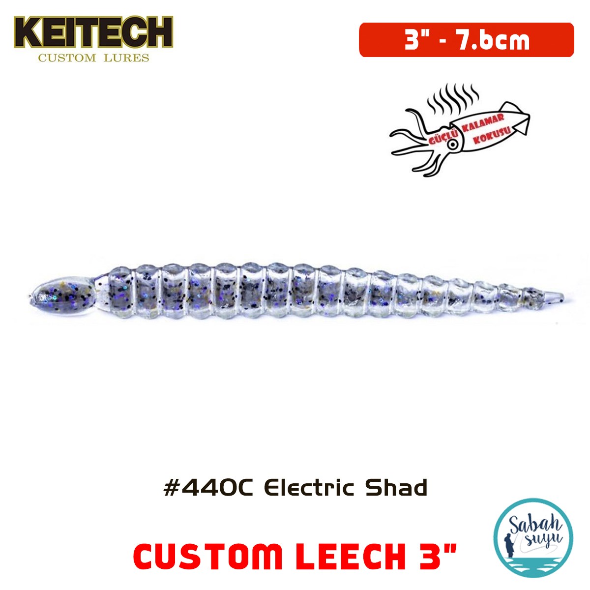 Keitech Custom Leech 7.6cm (3