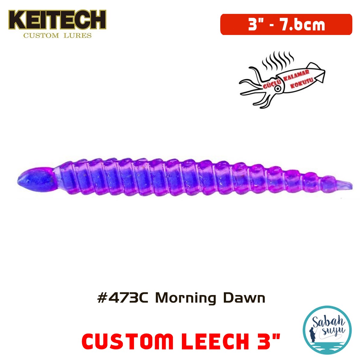 Keitech Custom Leech 7.6cm (3