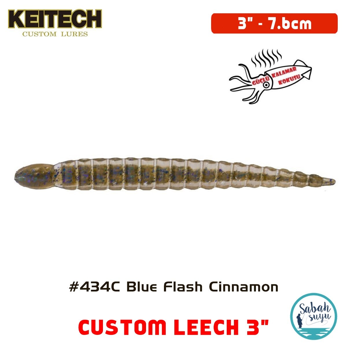 Keitech Custom Leech 7.6cm (3