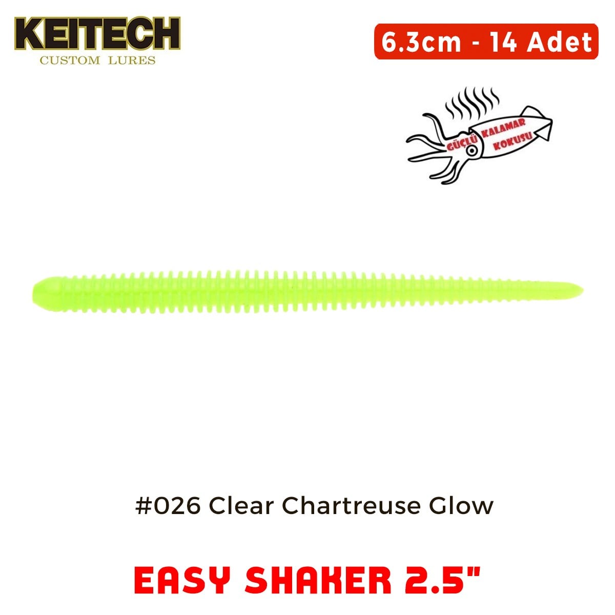 Keitech Easy Shaker 6.3cm (2.5