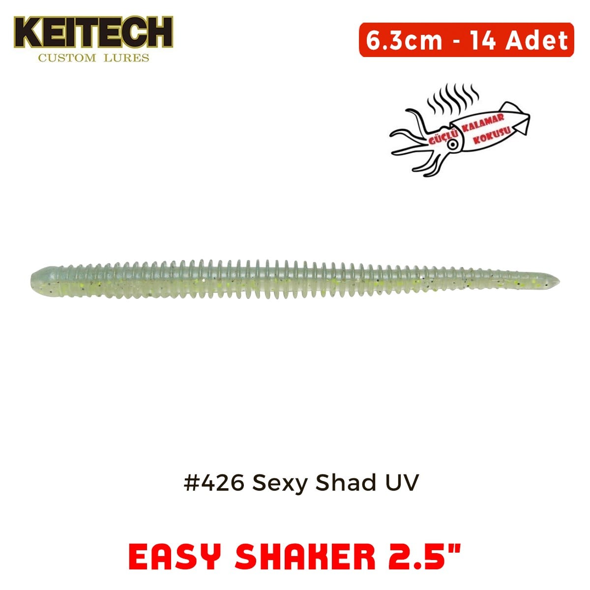 Keitech Easy Shaker 6.3cm (2.5