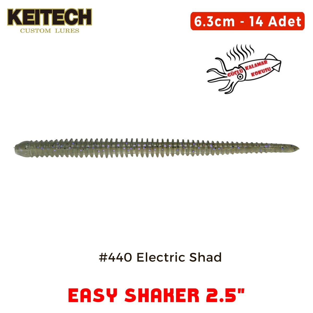 Keitech Easy Shaker 6.3cm (2.5
