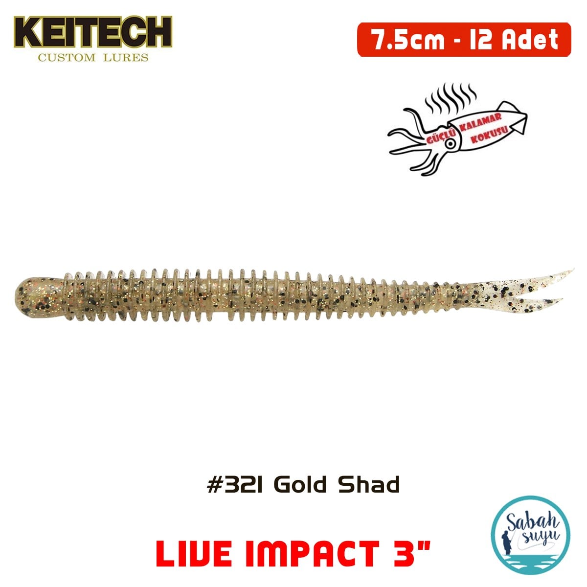 Keitech Live İmpact 7.5cm (3