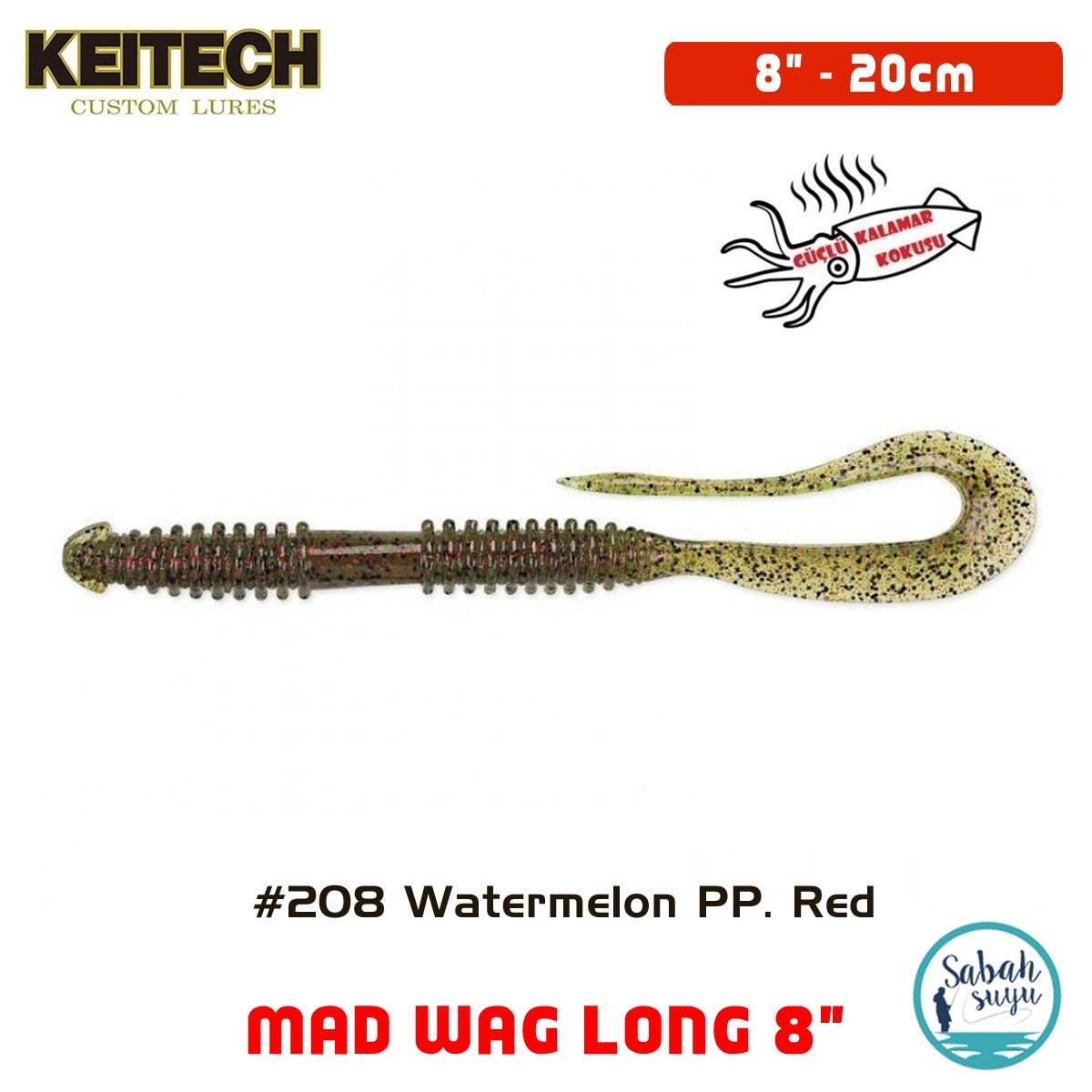 Keitech Mad Wag Long 20cm (8