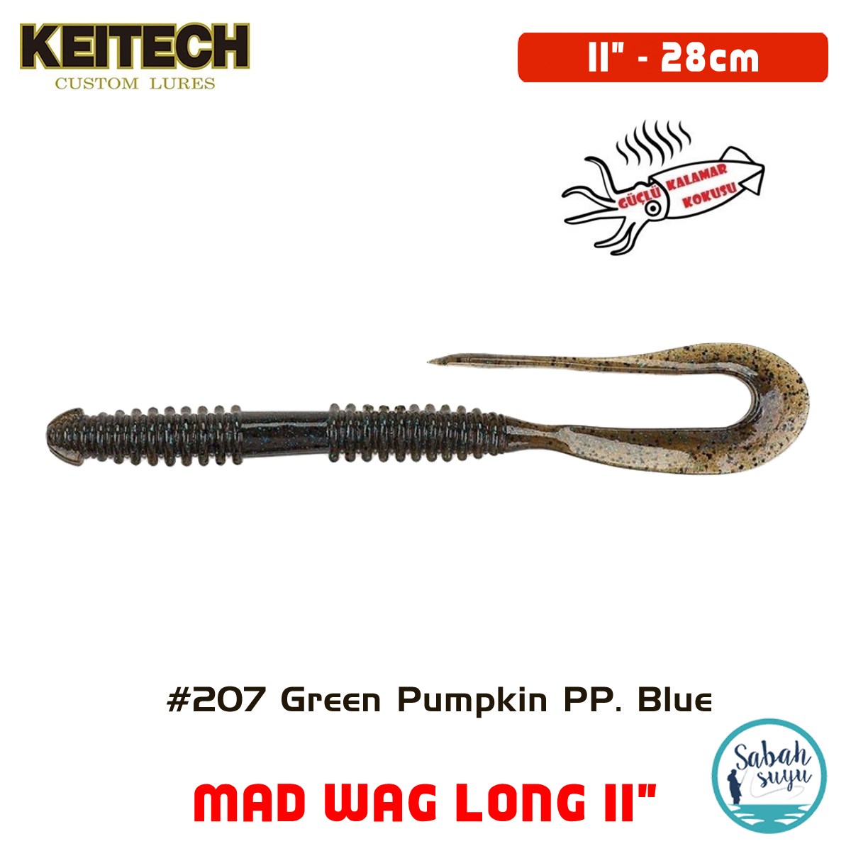 Keitech Mad Wag Long 28cm (11