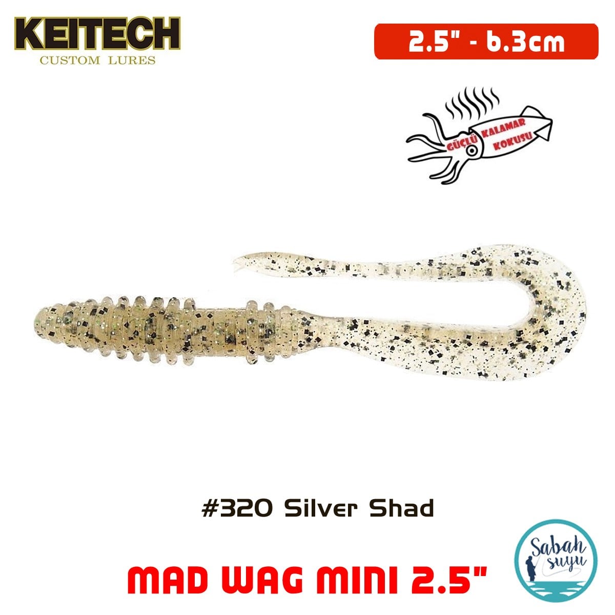 Keitech Mad Wag Mini 6.3cm (2.5