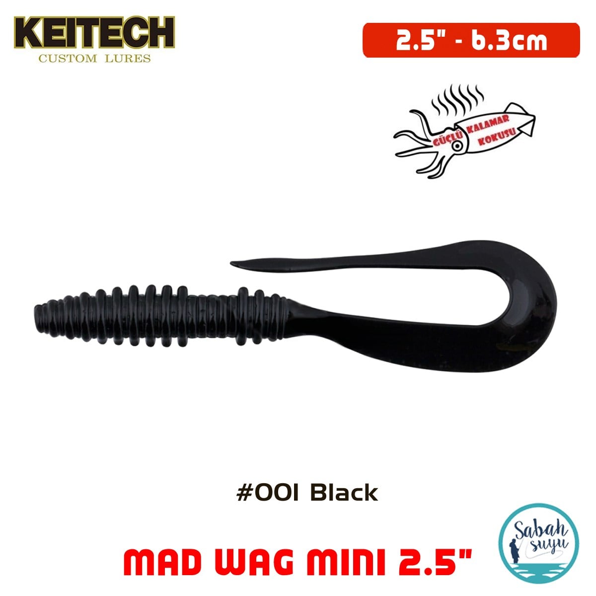 Keitech Mad Wag Mini 6.3cm (2.5
