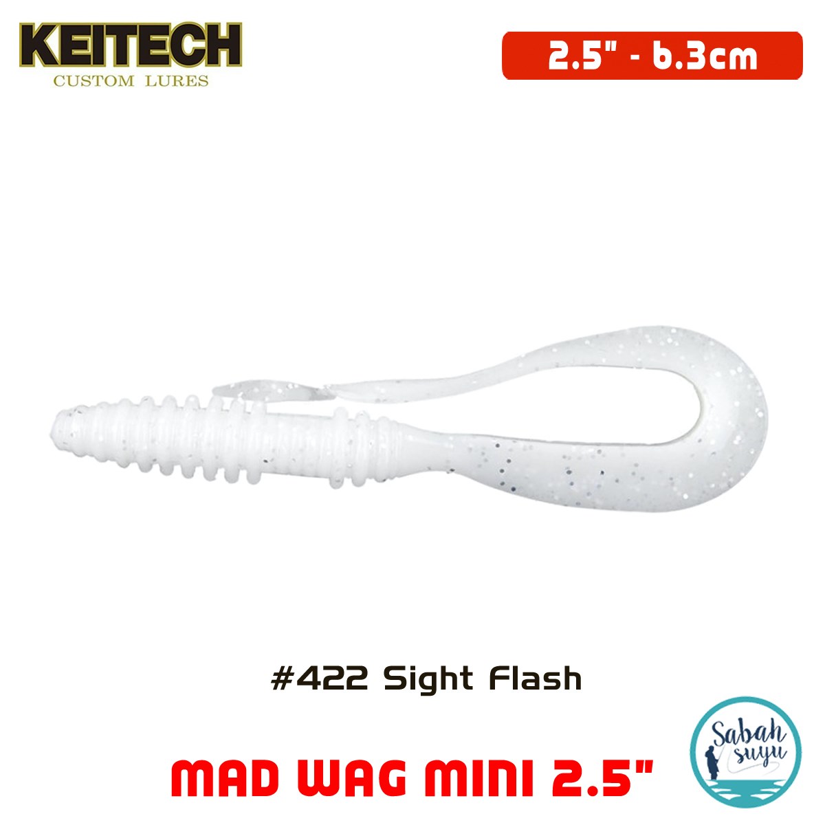 Keitech Mad Wag Mini 6.3cm (2.5