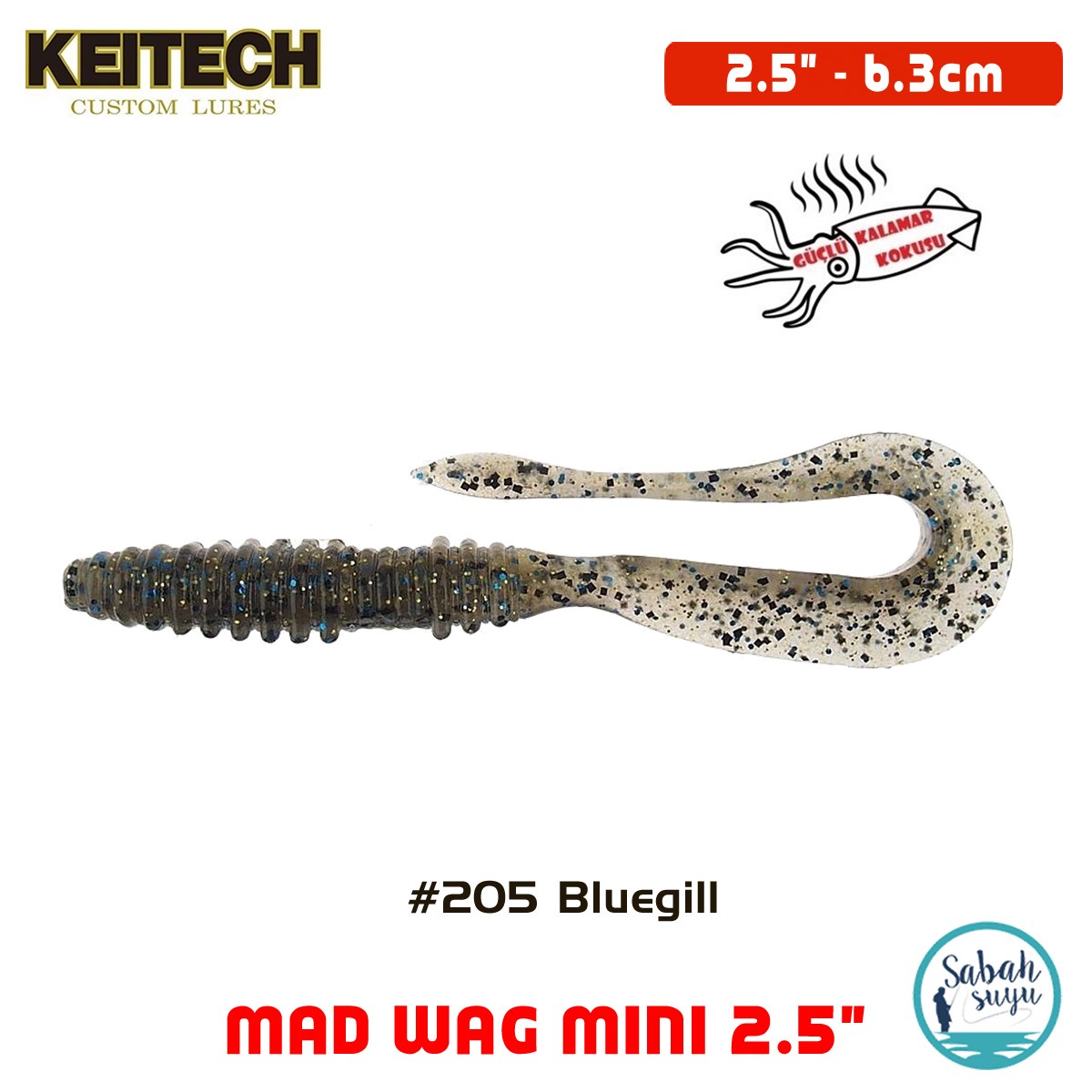 Keitech Mad Wag Mini 6.3cm (2.5