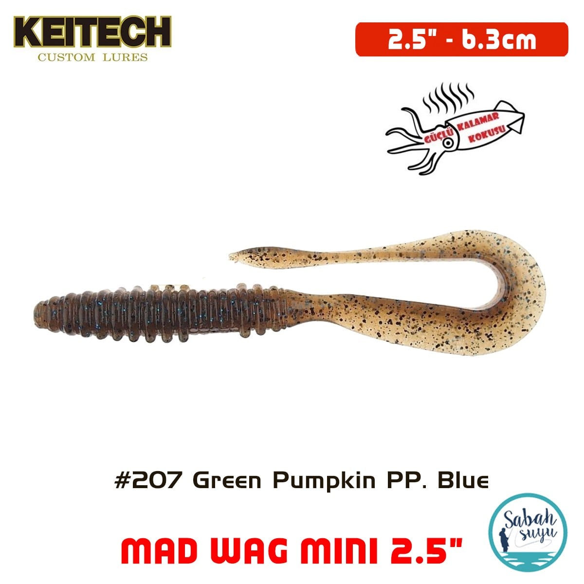 Keitech Mad Wag Mini 6.3cm (2.5