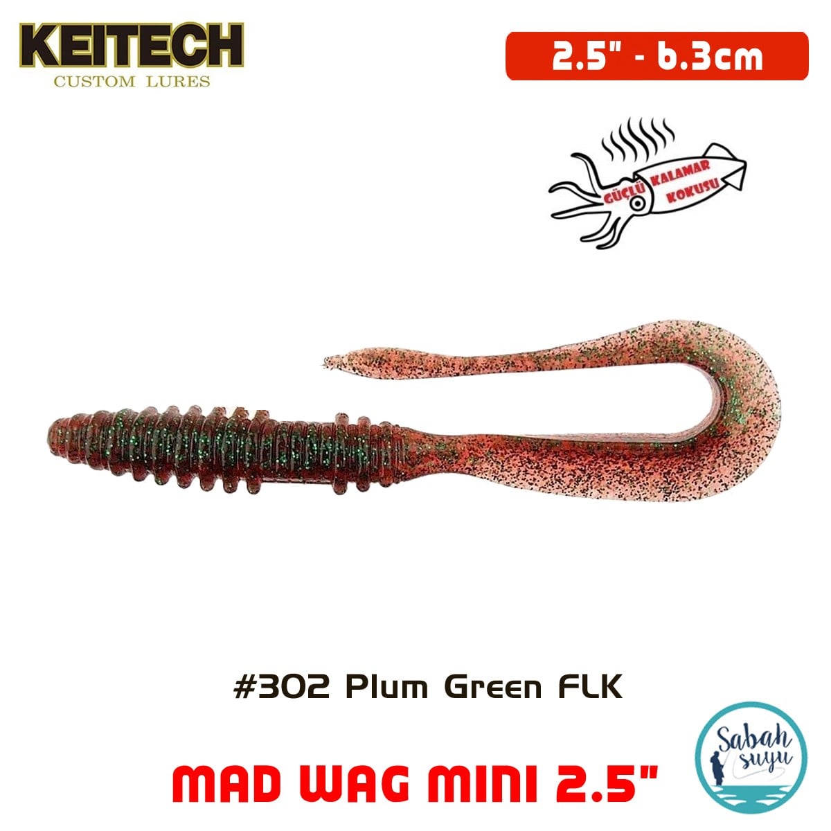 Keitech Mad Wag Mini 6.3cm (2.5