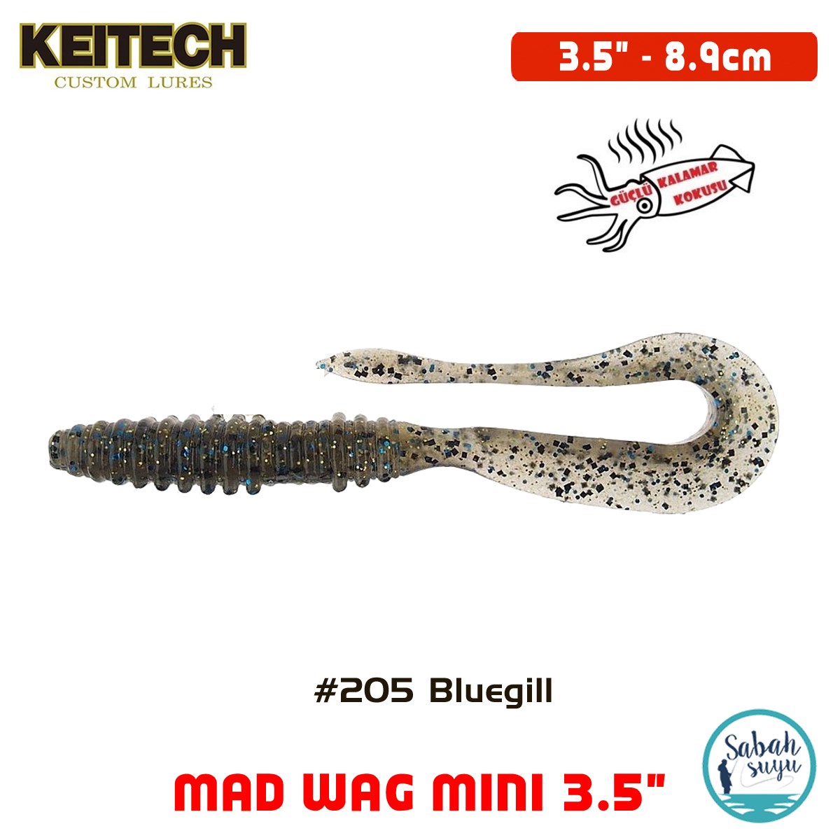 Keitech Mad Wag Mini 8.9cm (3.5
