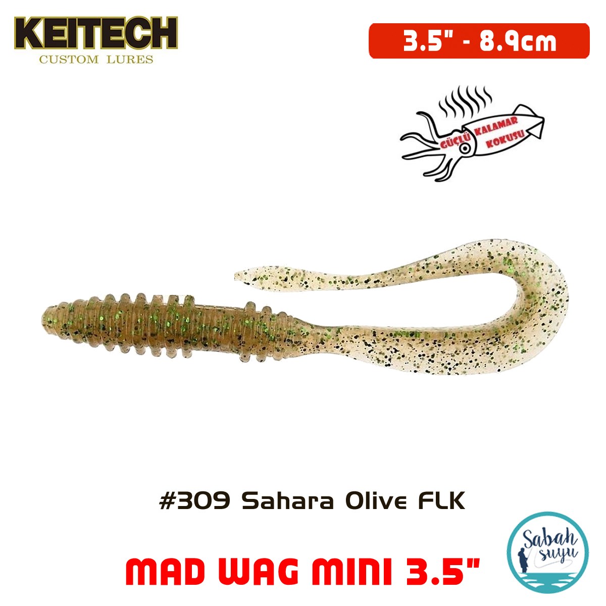 Keitech Mad Wag Mini 8.9cm (3.5