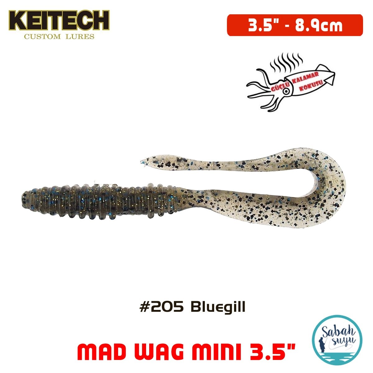 Keitech Mad Wag Mini 8.9cm (3.5