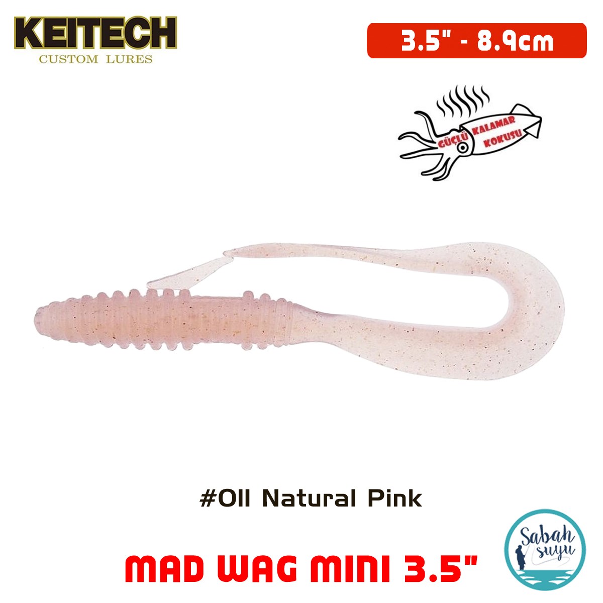 Keitech Mad Wag Mini 8.9cm (3.5