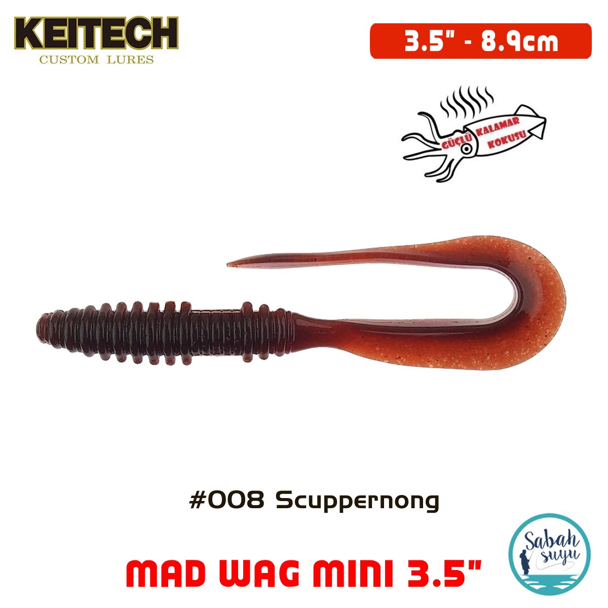 Keitech Mad Wag Mini 8.9cm (3.5