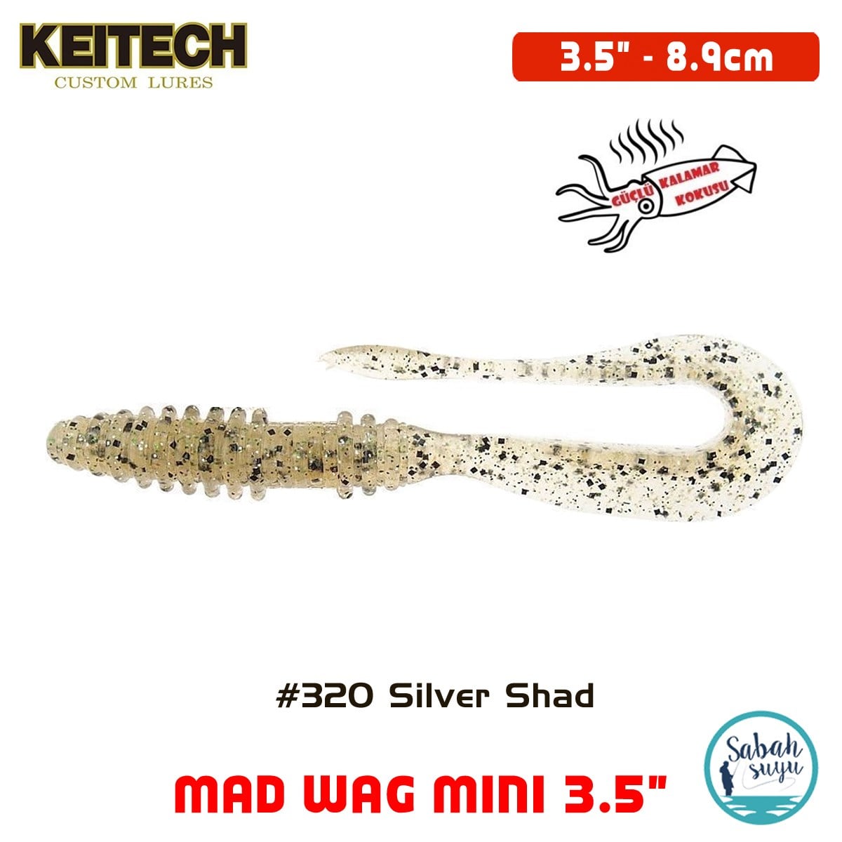 Keitech Mad Wag Mini 8.9cm (3.5