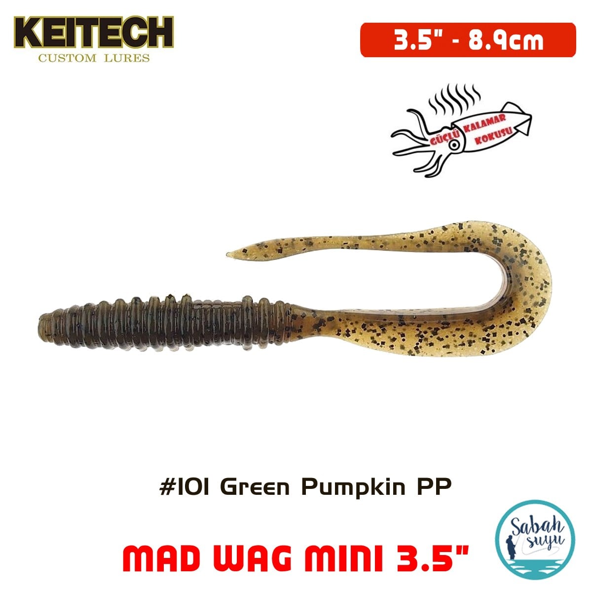 Keitech Mad Wag Mini 8.9cm (3.5