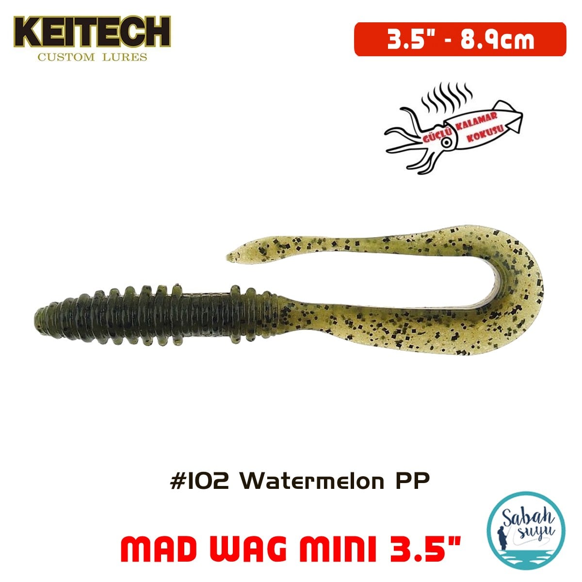 Keitech Mad Wag Mini 8.9cm (3.5