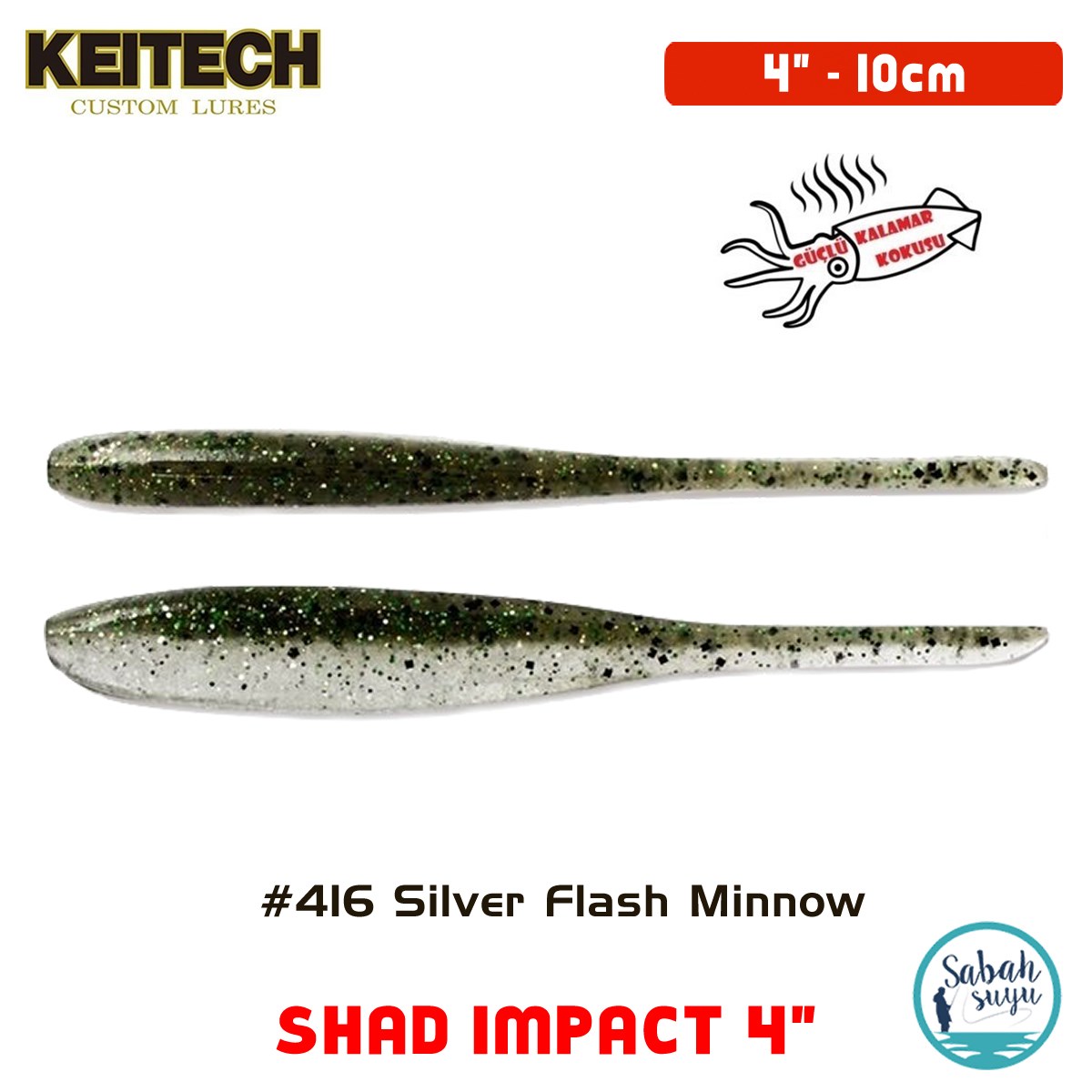 Keitech Shad İmpact 10cm (4