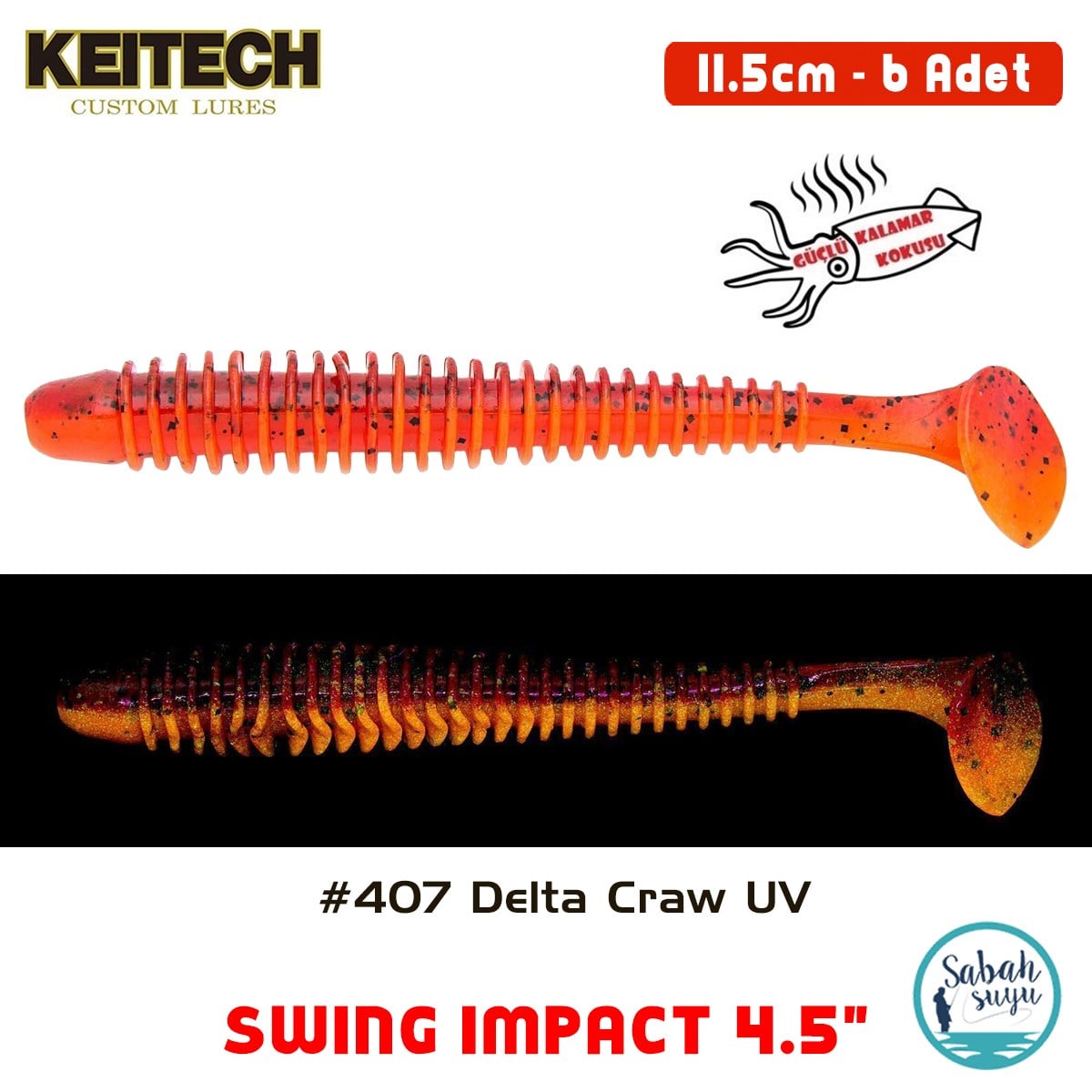 Keitech Swing İmpact 11.5cm (4.5