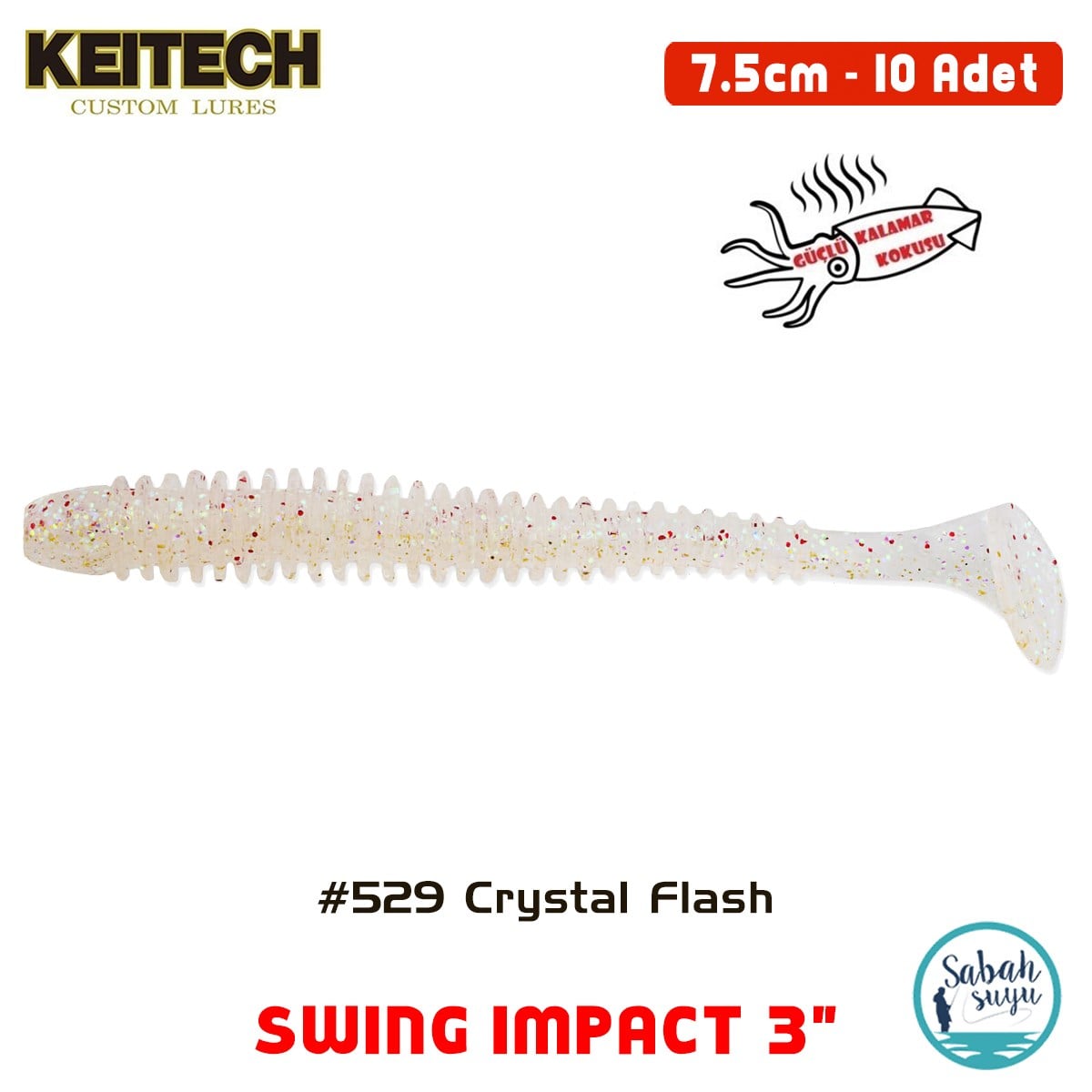 Keitech Swing İmpact 7.5cm (3