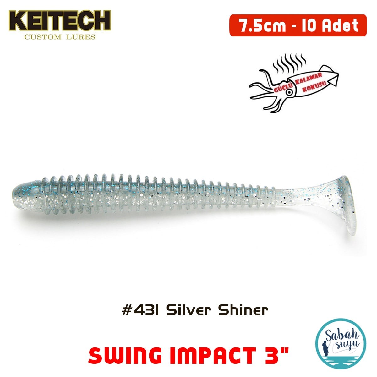 Keitech Swing İmpact 7.5cm (3