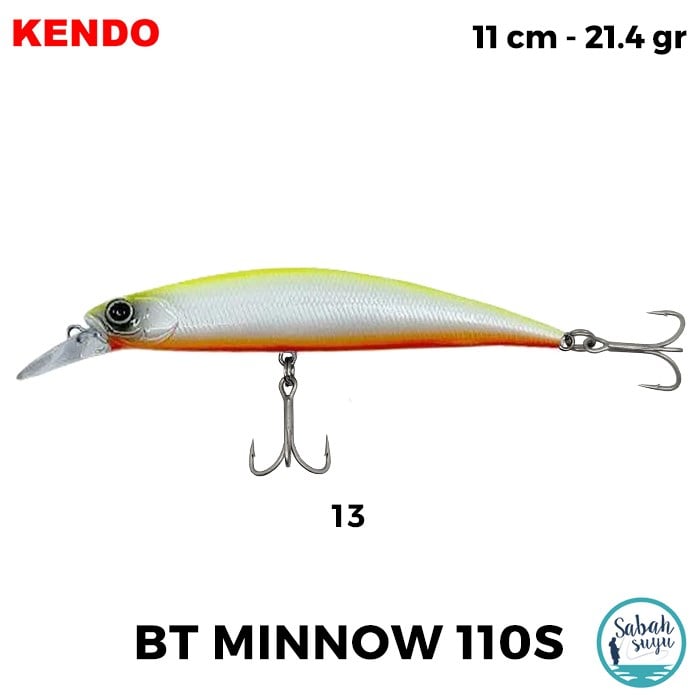 Kendo BT Minnow 110S 11cm 21.4gr Maket Balık #13