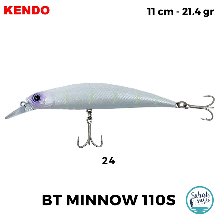 Kendo BT Minnow 110S 11cm 21.4gr Maket Balık #24