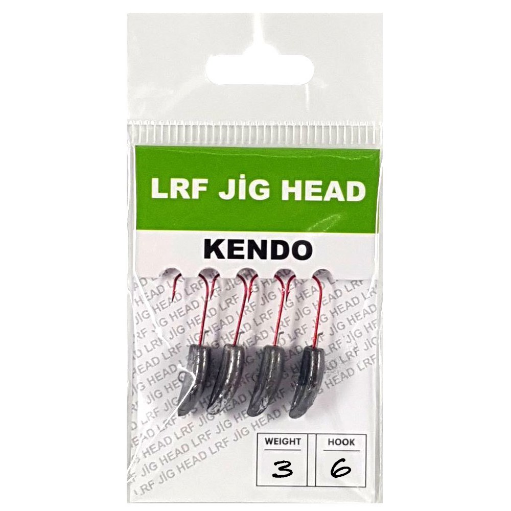 Kendo LRF Jig Head Kırmızı İğneli 3gr #6 (4 Adet)