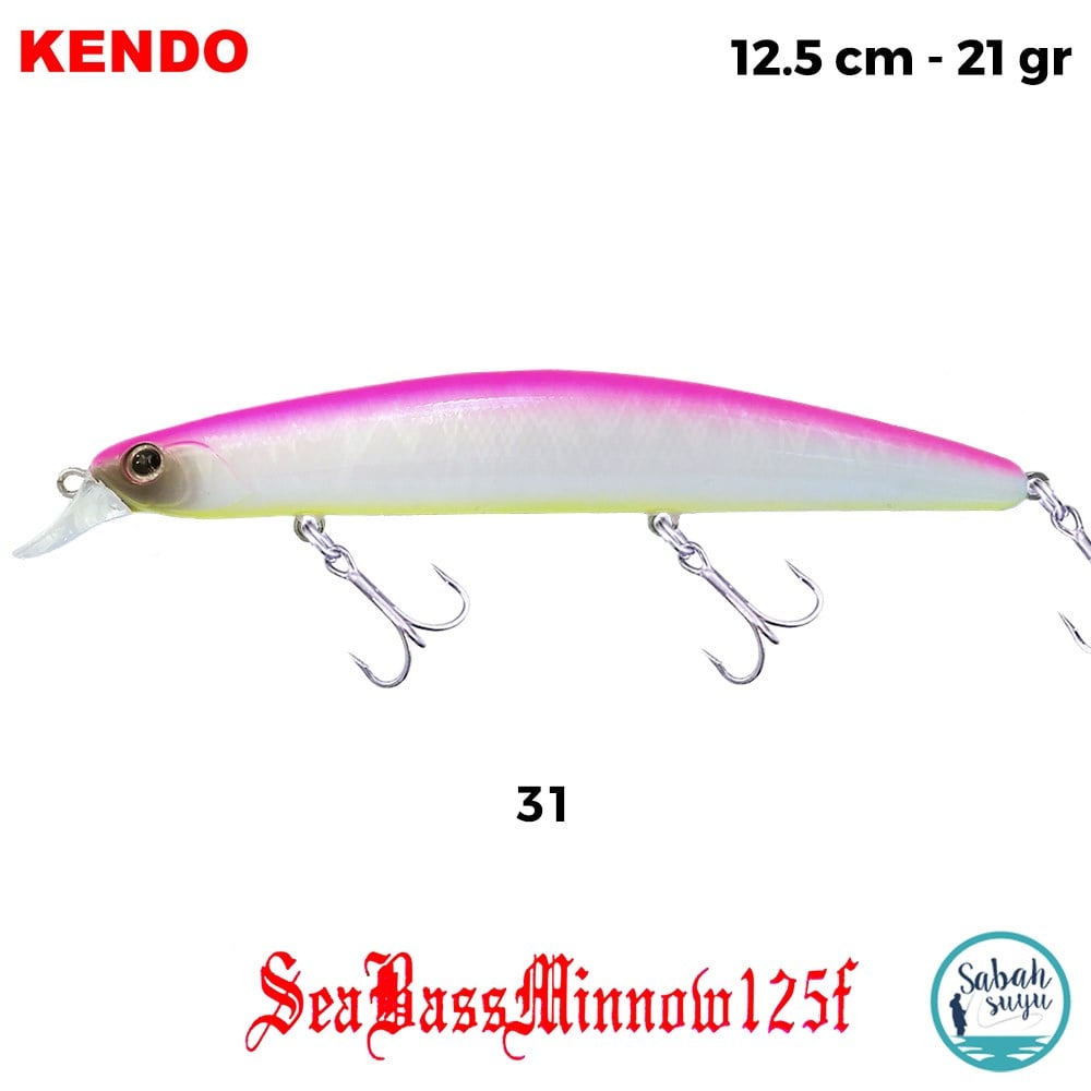 Kendo Seabass Minnow 125F 12.5cm 21gr. Sahte Balık Renk 31