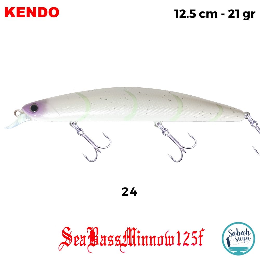 Kendo Seabass Minnow 125F 12.5cm 21gr. Sahte Balık Renk 24
