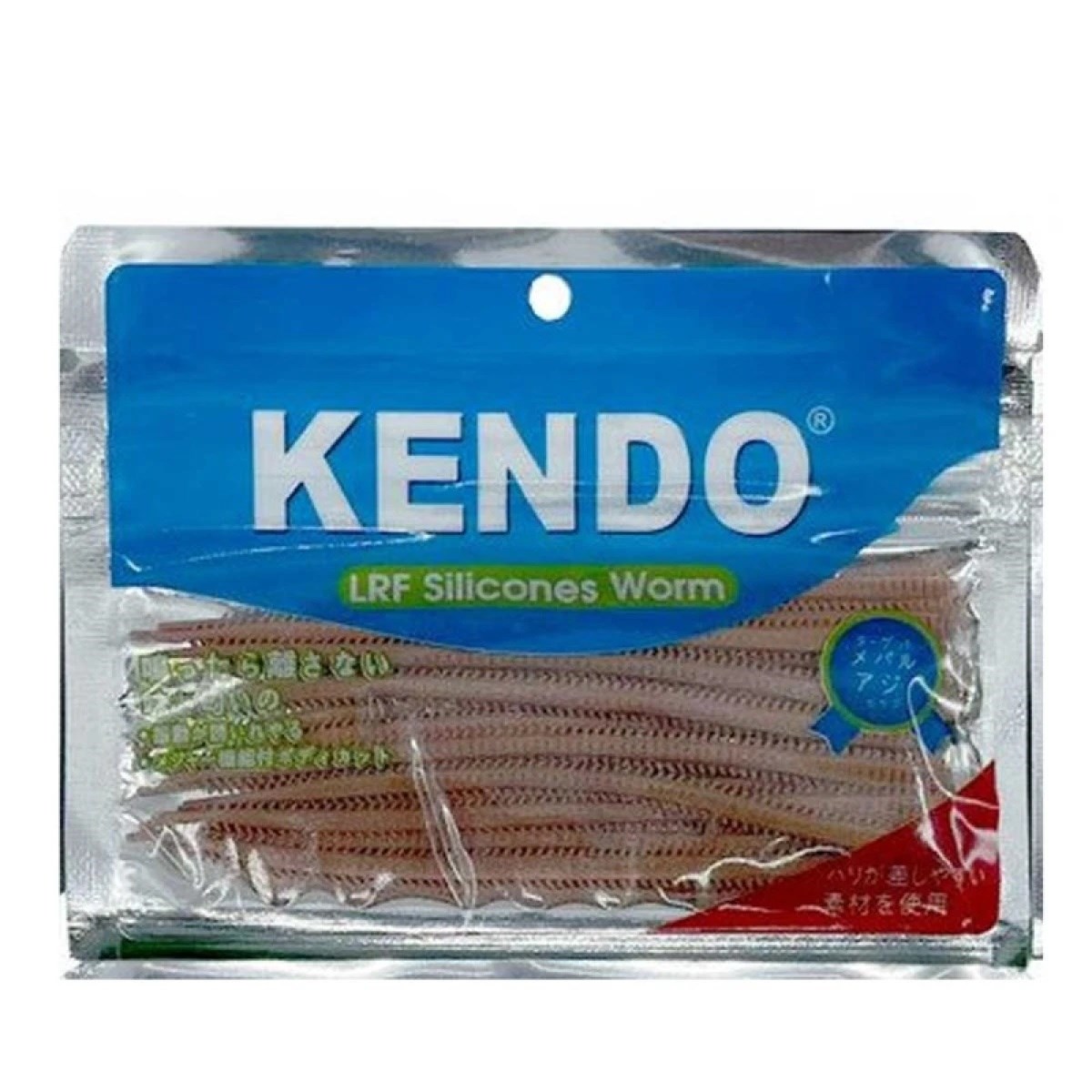 Kendo Worm Kokulu LRF Silikonu 10 cm Brown