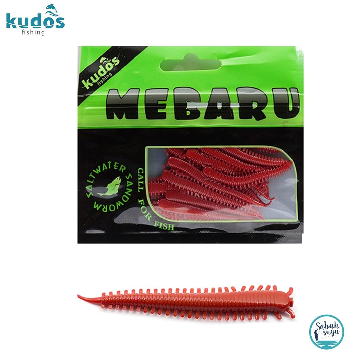 Kudos Mebaru Worm 4cm (15 Adet) Red