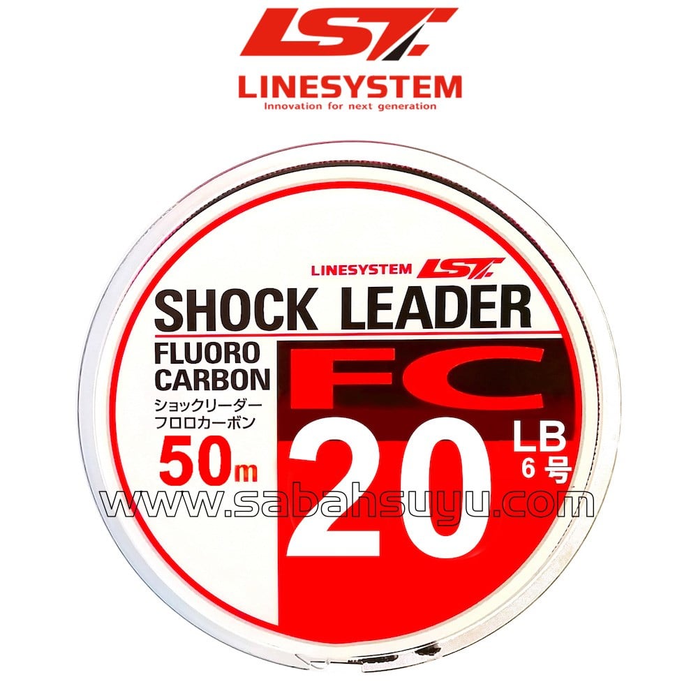 Linesystem Fluorocarbon Şok Lider Misina #6 0.38mm 20lb. 50mt.