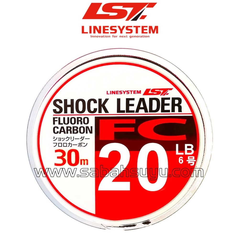 Linesystem Fluorocarbon Şok Lider Misina #6 0.38mm 20lb. 30mt.