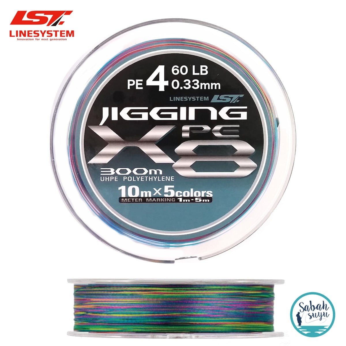 Linesystem Jigging X8 İp Misina PE 4.0 0.33mm 60lb 300mt
