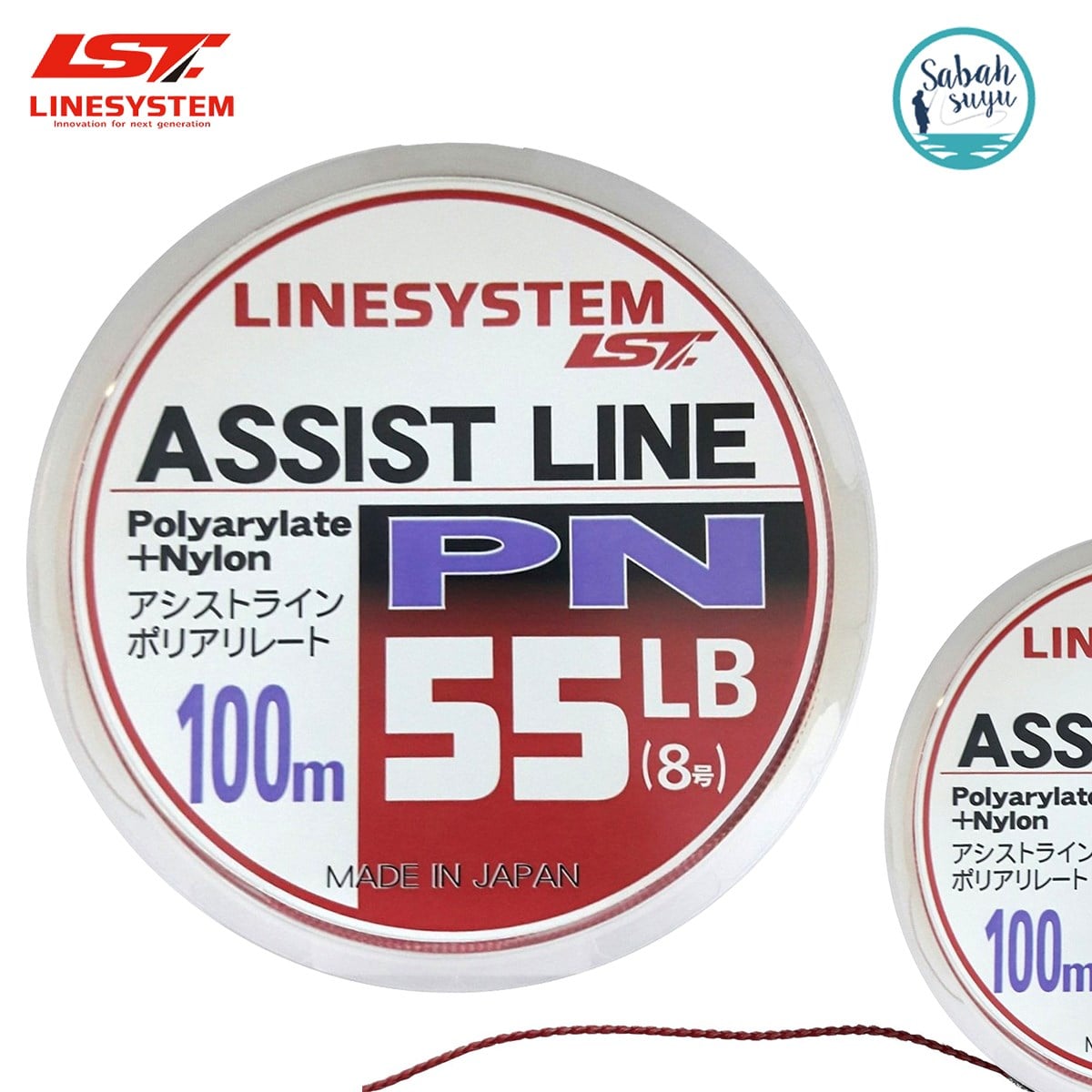 Linesystem PN Asist İpi Kırmızı 100mt 55Lb
