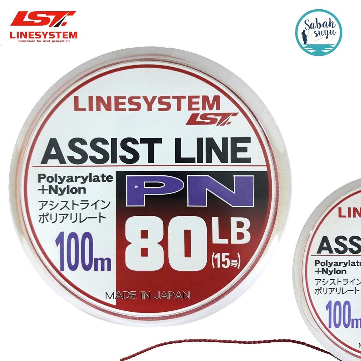 Linesystem PN Asist İpi Kırmızı 100mt 80Lb