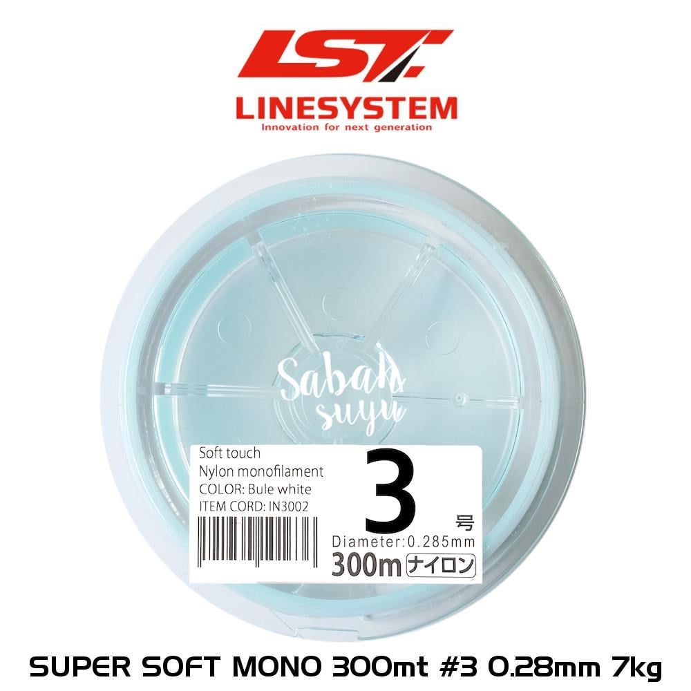 Linesystem Super Soft Mono Misina #3 0.28mm 7kg. 300mt.